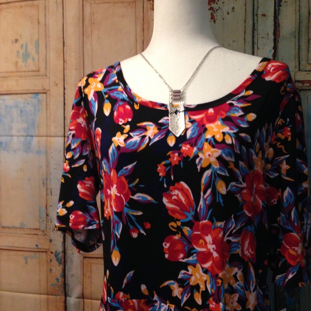 Lularoe Floral Ana Maxi Dress called